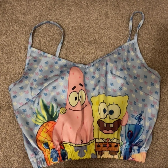 💛💖 Silky SpongeBob PJ’s 💛💖 - Picture 2 of 8